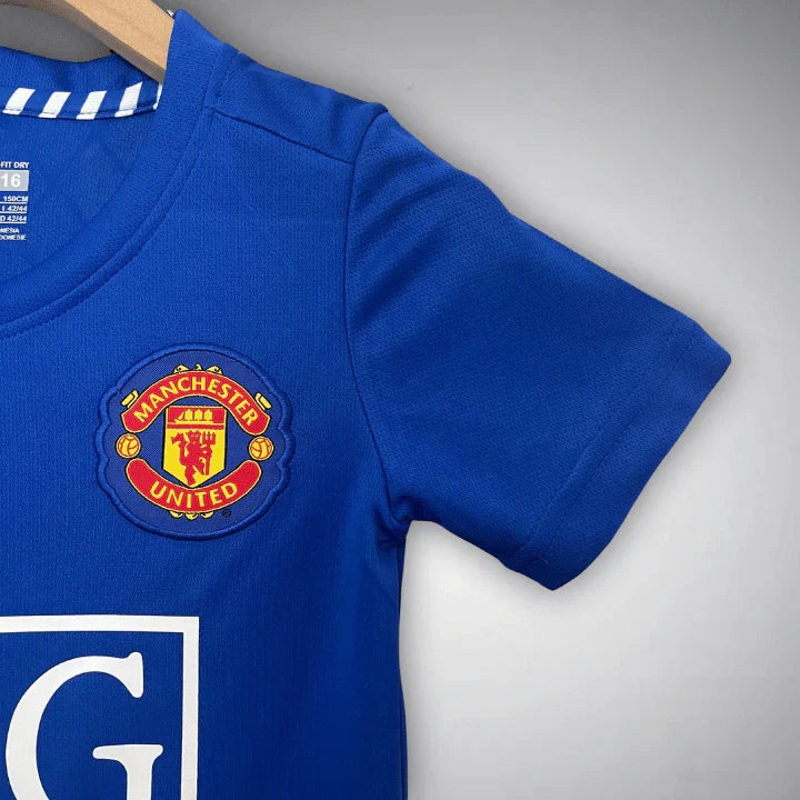 Kit Manchester United 08/09 (Alternativa) - Infantil