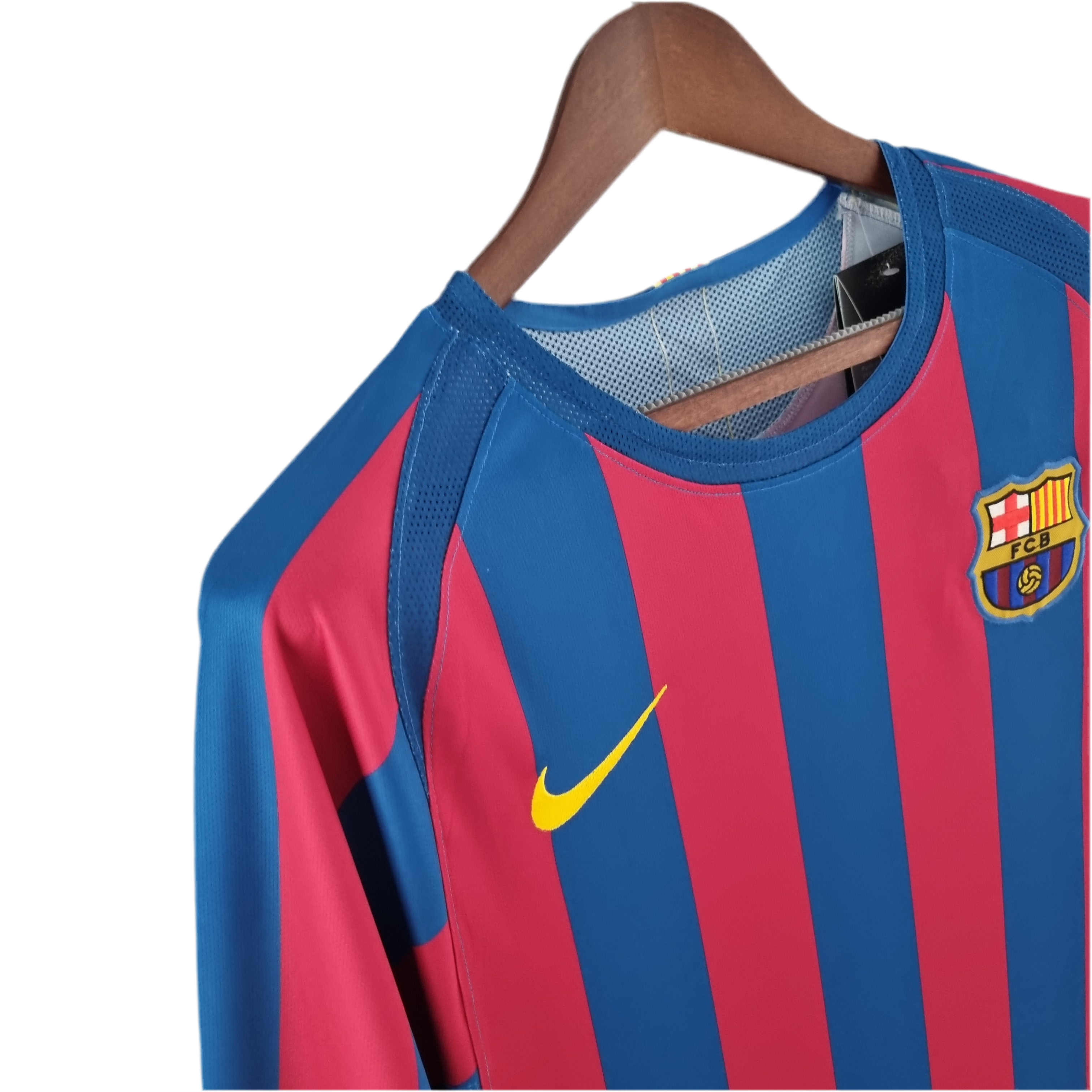 Camisola Retro Barcelona 2005-2006 - Manga comprida