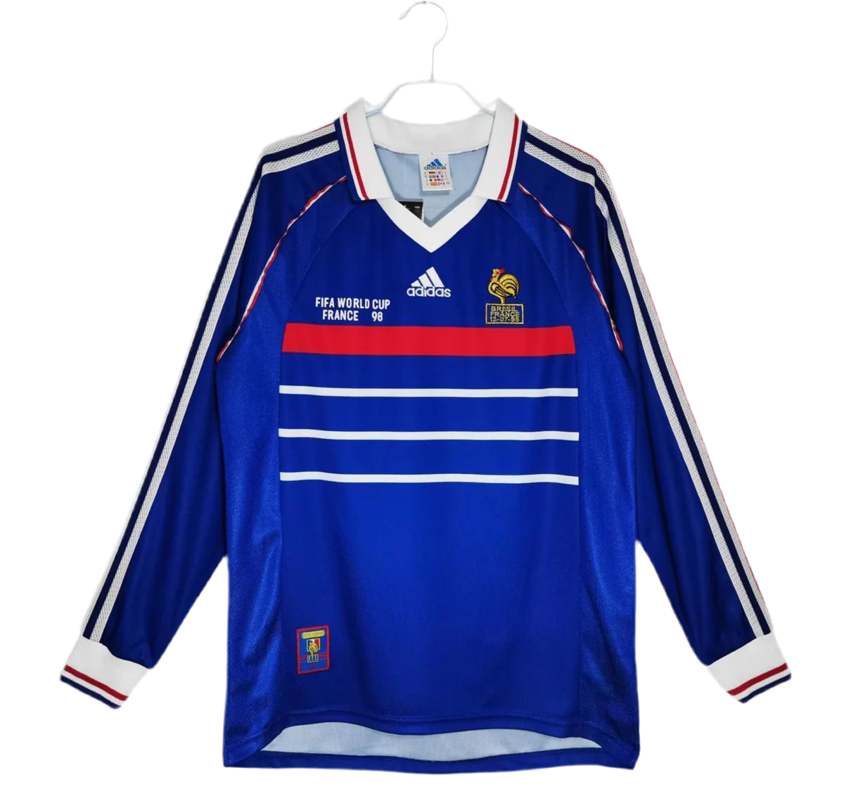 Camisola Retro França 1998 - Manga Comprida
