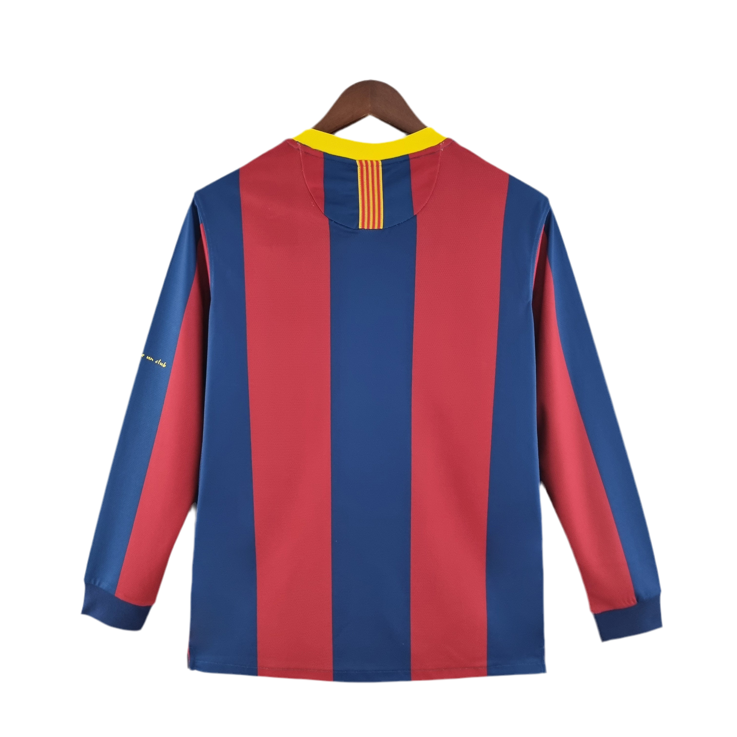 Camisola Retro Barcelona 2010-2011 - Manga comprida