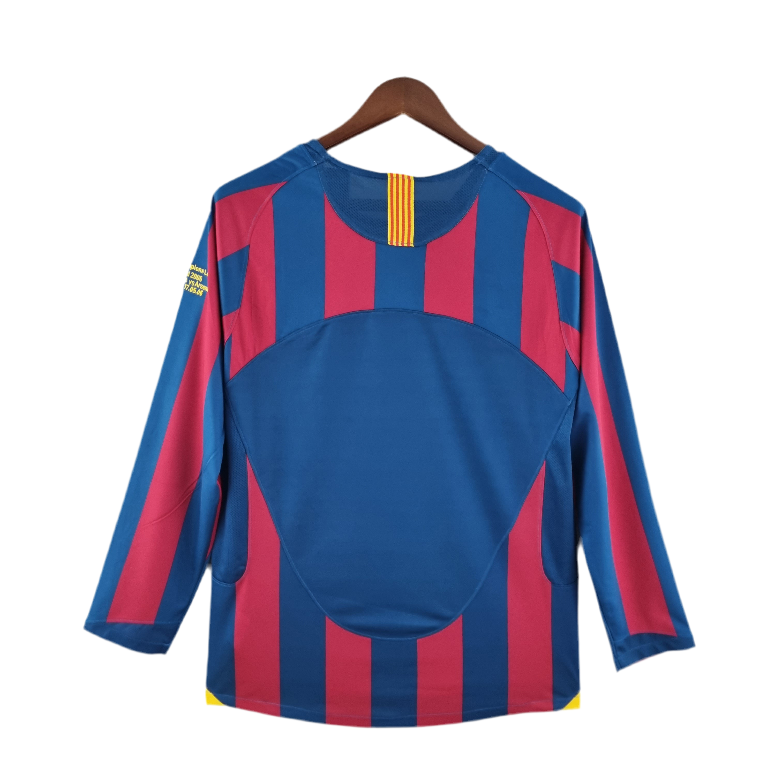 Camisola Retro Barcelona 2005-2006 - Manga comprida