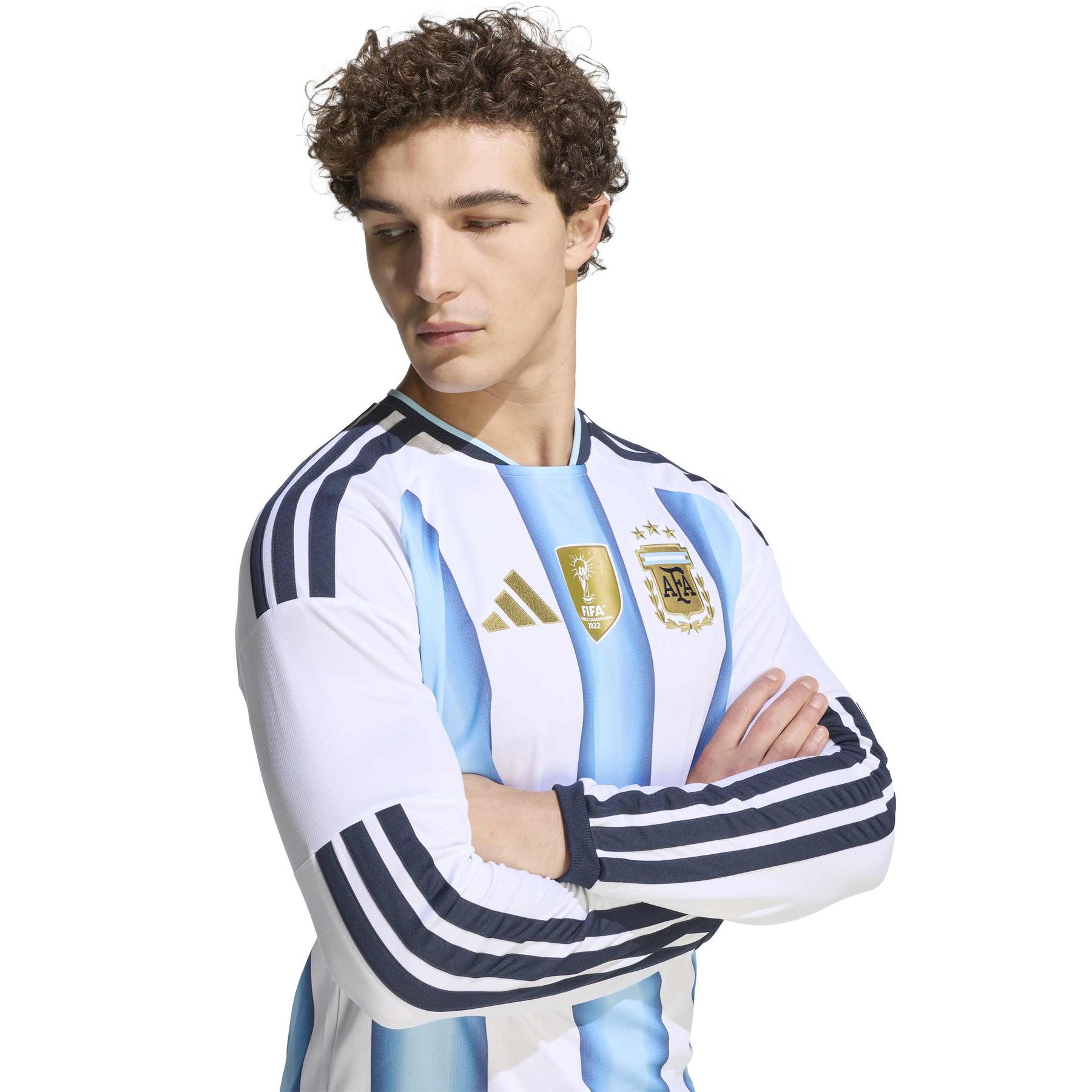 Camisola Principal da Argentina — Mundial 2026 ( Manga comprida)
