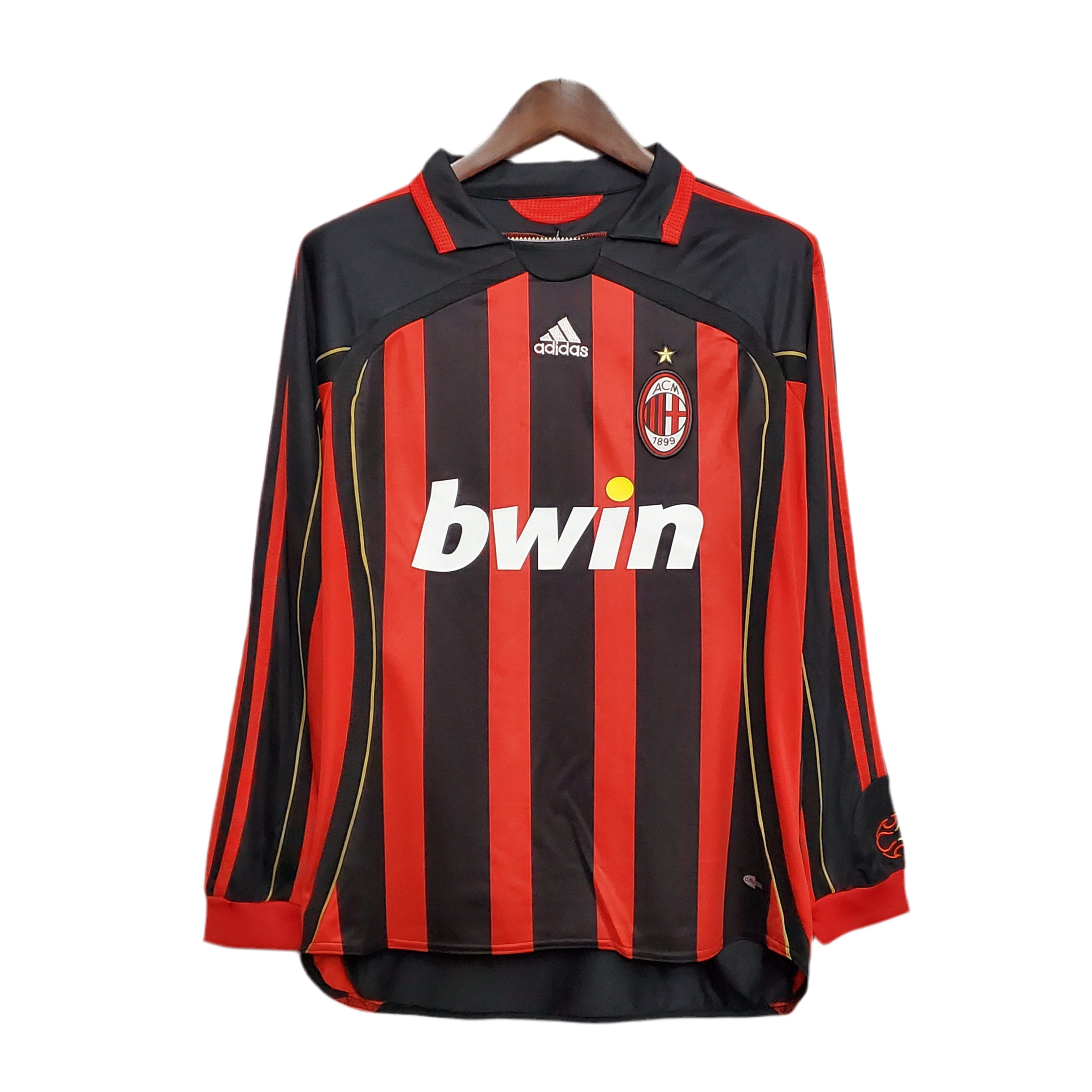 Camisola Retro AC Milan 2006-2007 - Manga comprida