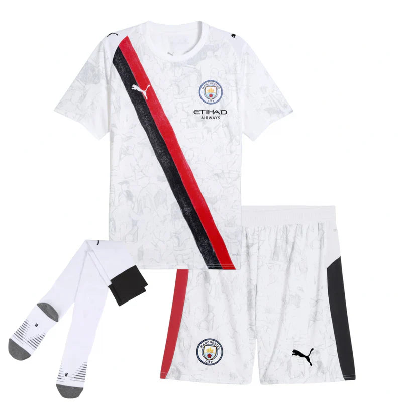 Kit Manchester City 25/26 (Alternativa) - Infantil