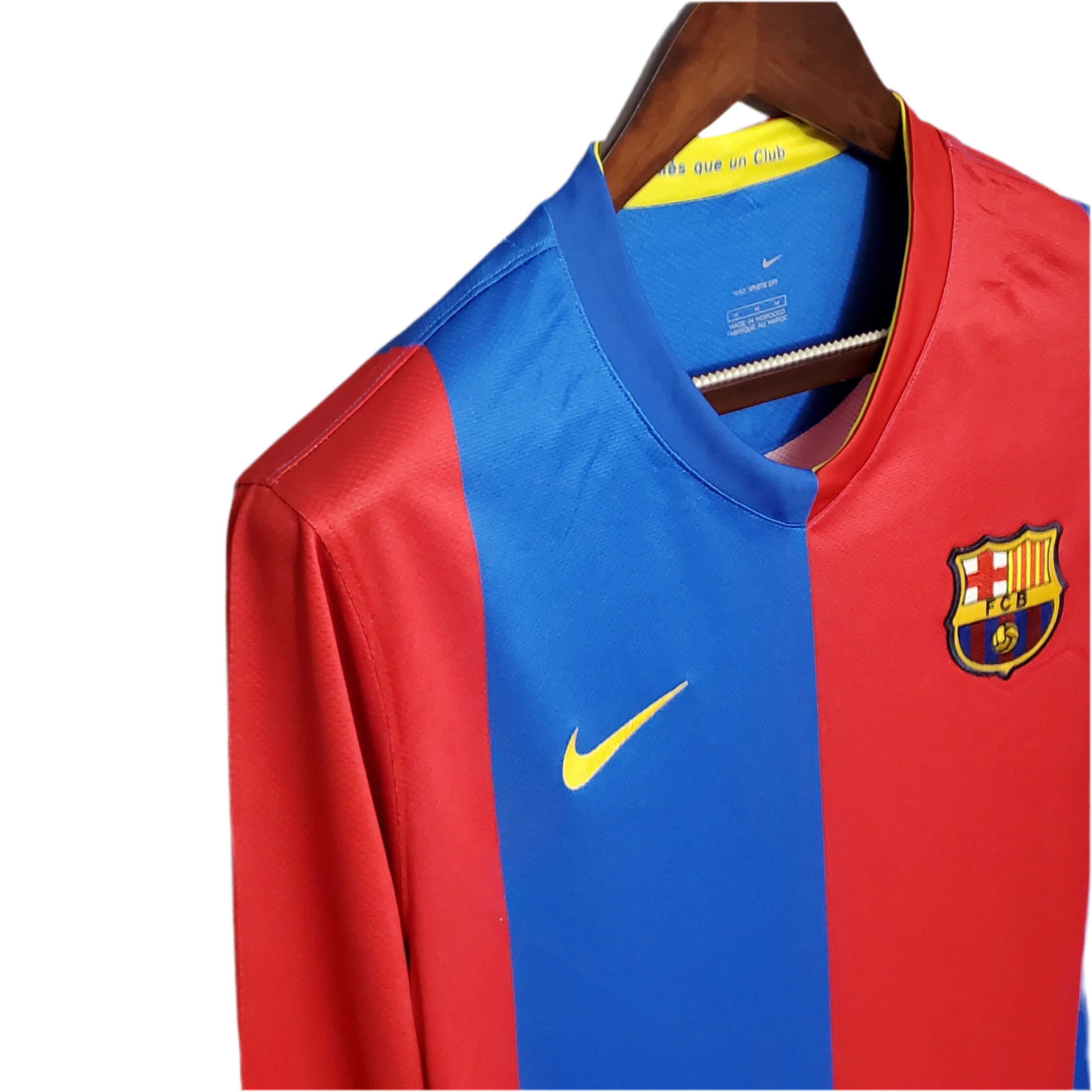 Camisola Retro Barcelona 2006-2007 - Manga comprida
