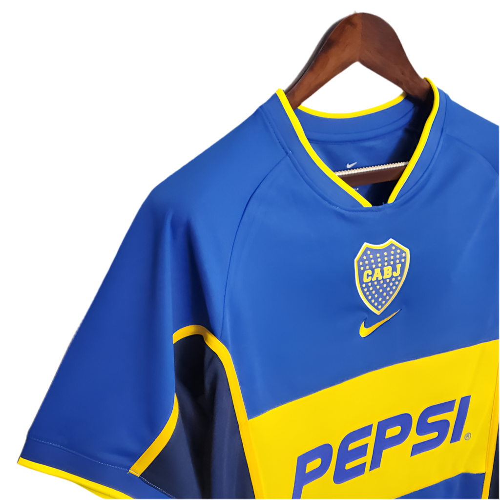 Camisola Retro Boca Juniors 2002