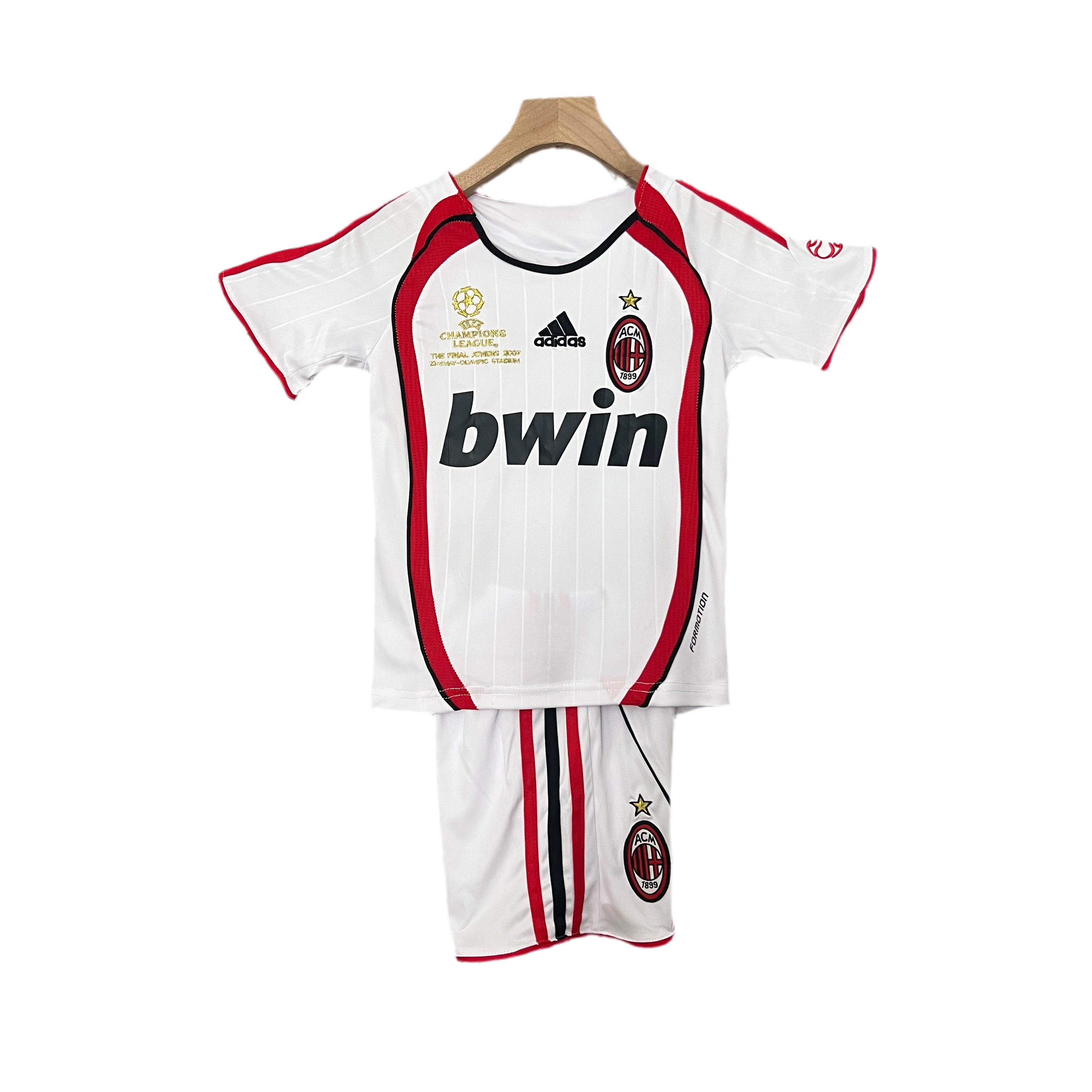 Kit Retro AC Milan 2006–2007 Alternativa Criança
