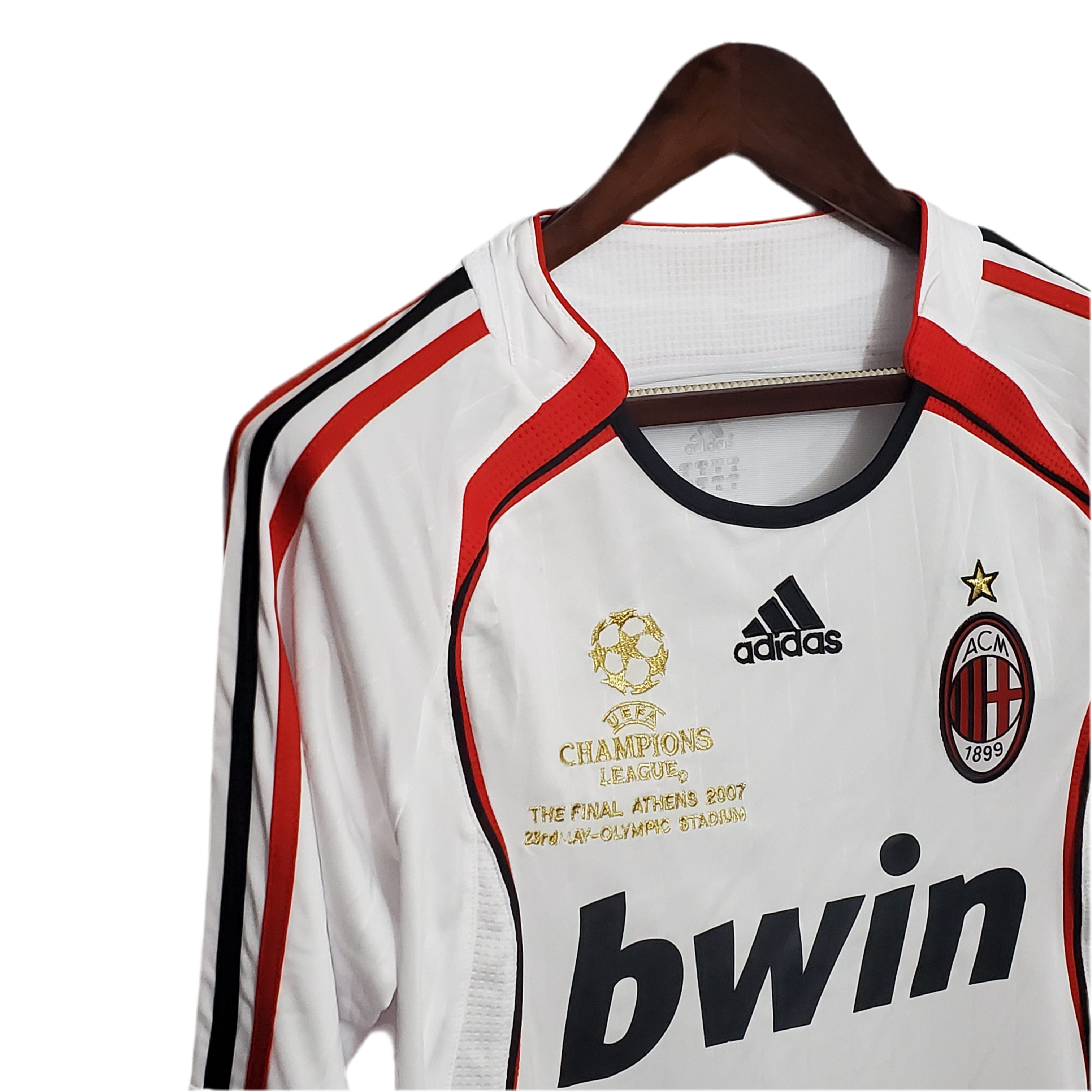 Camisola AC Milan 06/07 - Liga dos campeões - Manga comprida