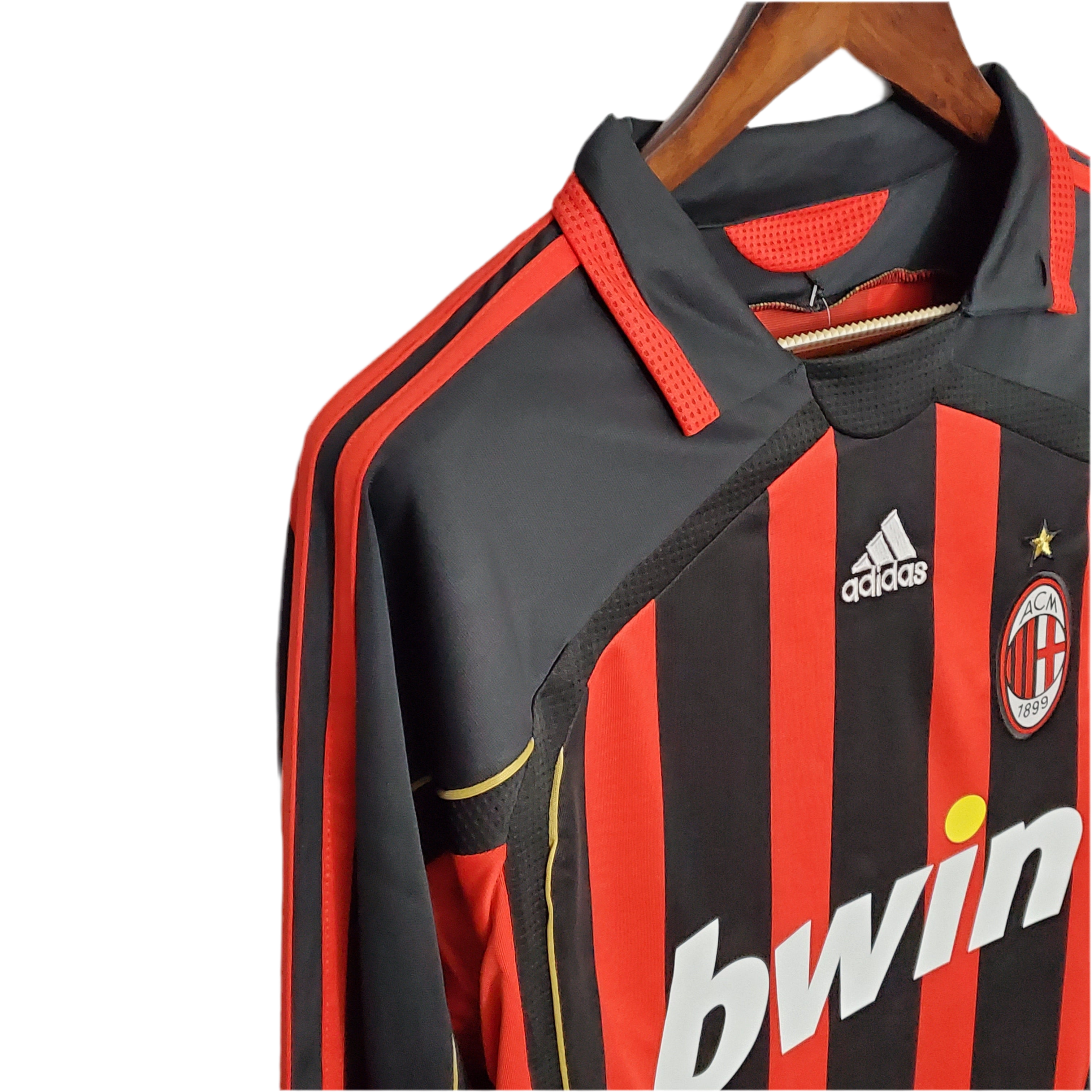 Camisola Retro AC Milan 2006-2007 - Manga comprida
