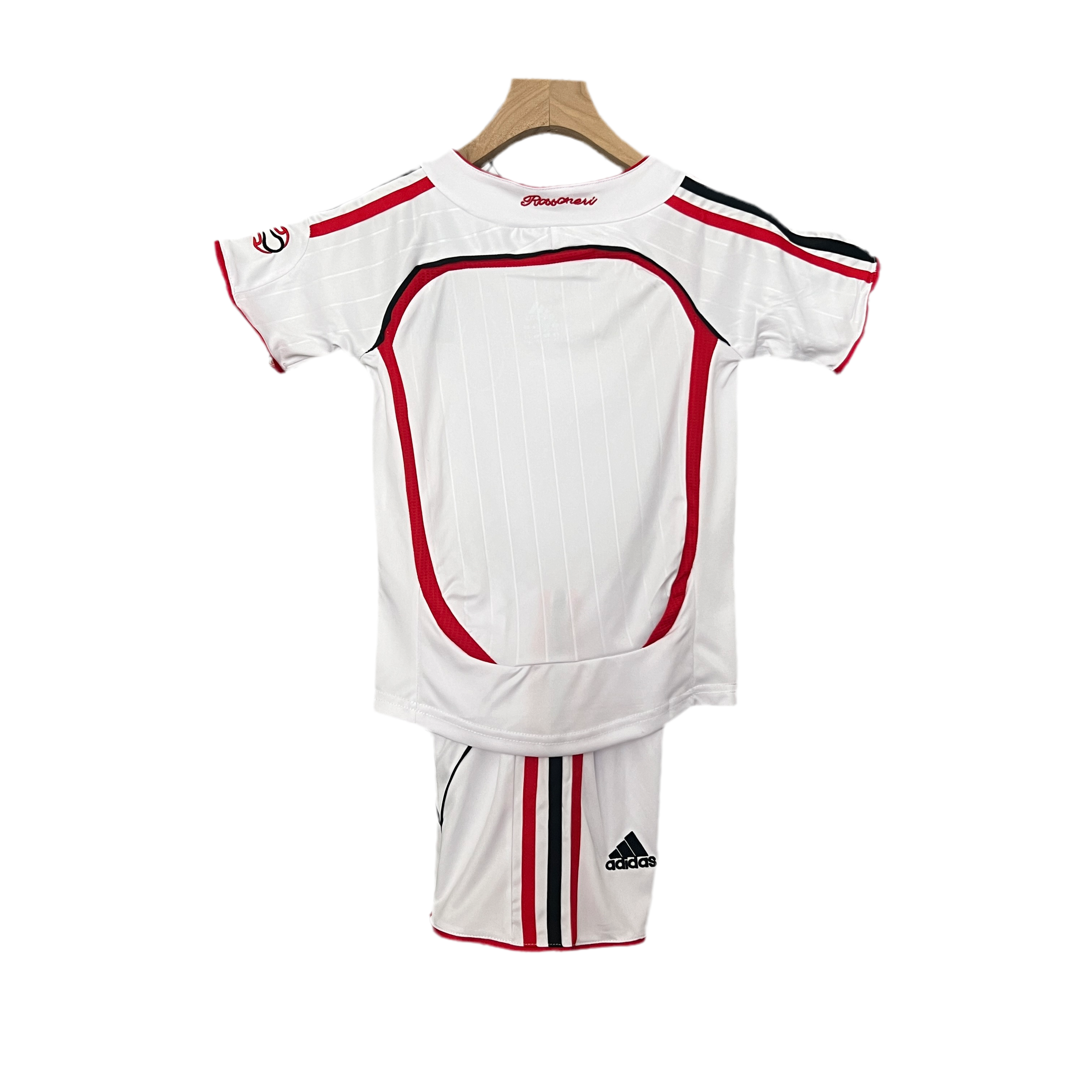 Kit Retro AC Milan 2006–2007 Alternativa Criança