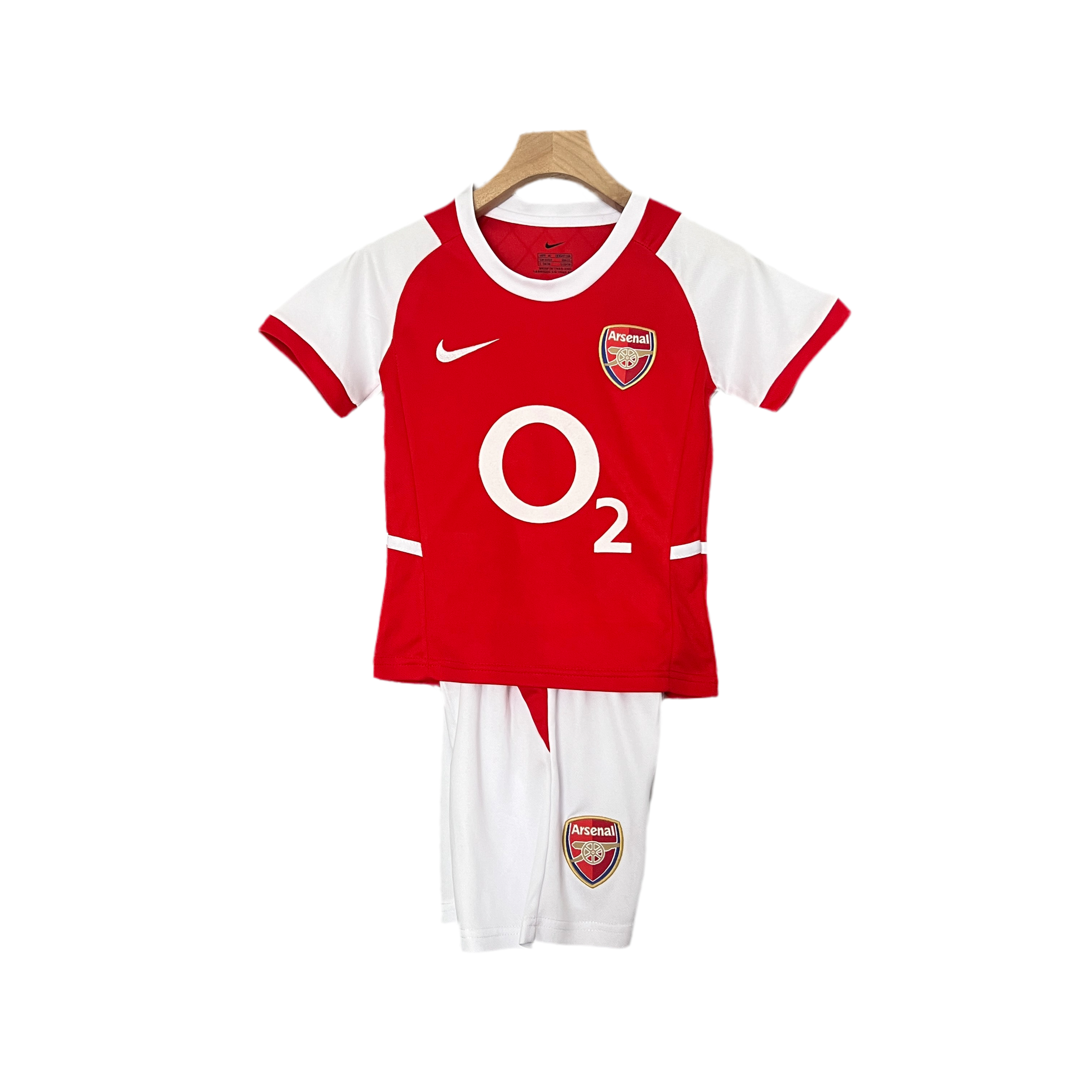 Kit Retro Arsenal 2002–2004 - Infantil