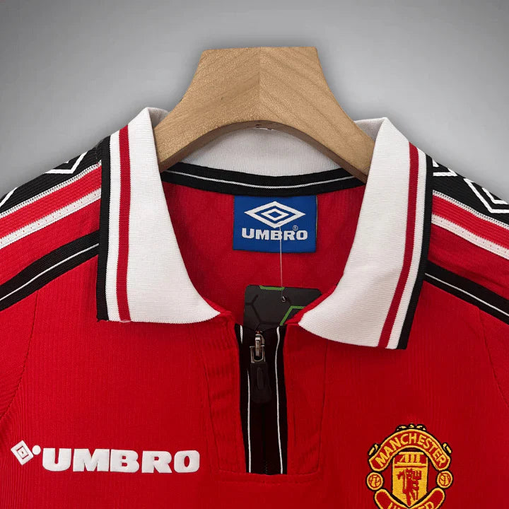 Kit Retro Manchester United 1998–1999 Infantil
