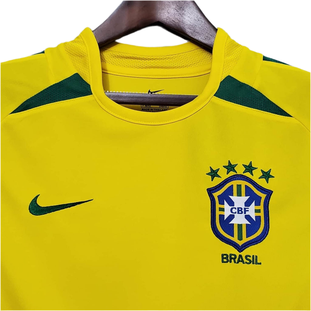 Camisola Retro Brasil 2002