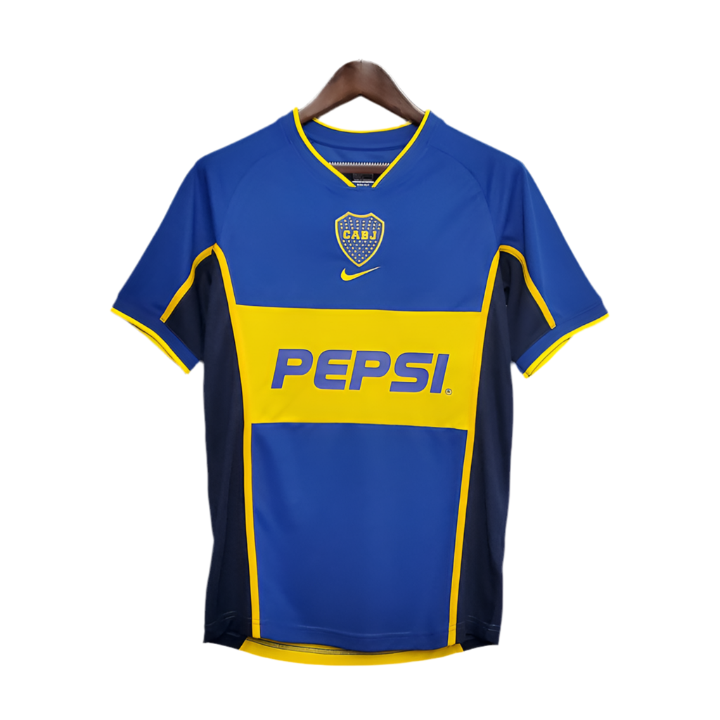 Camisola Retro Boca Juniors 2002