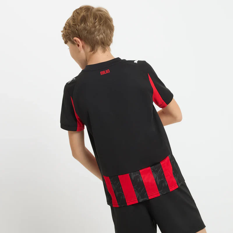 Kit AC Milan 25/26 (Principal) - Infantil