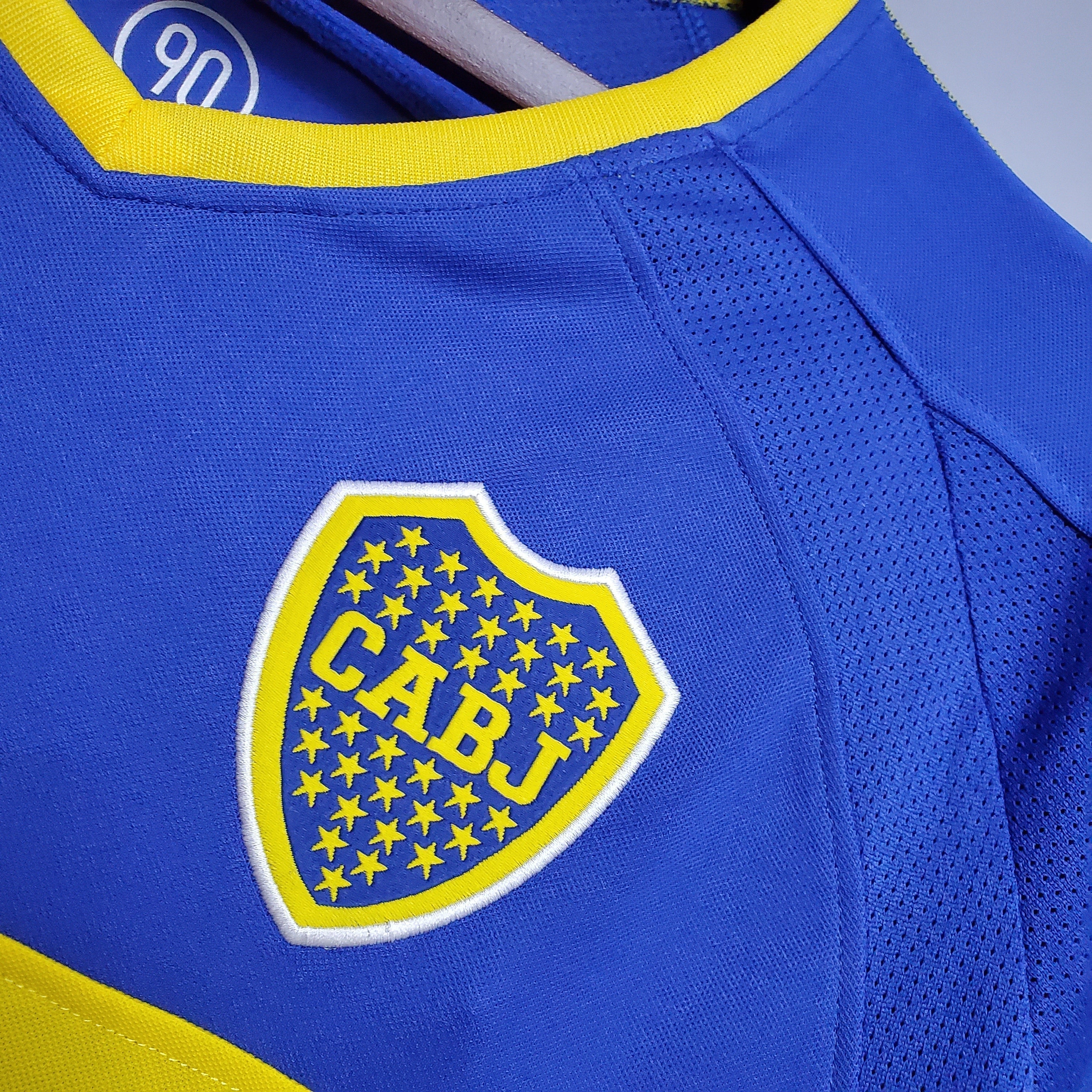 Camisola Retro Boca Juniors 2003-2004 - Manga comprida