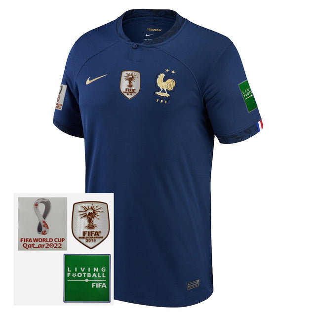 Camisola França 2022 Principal com Patch do Mundial