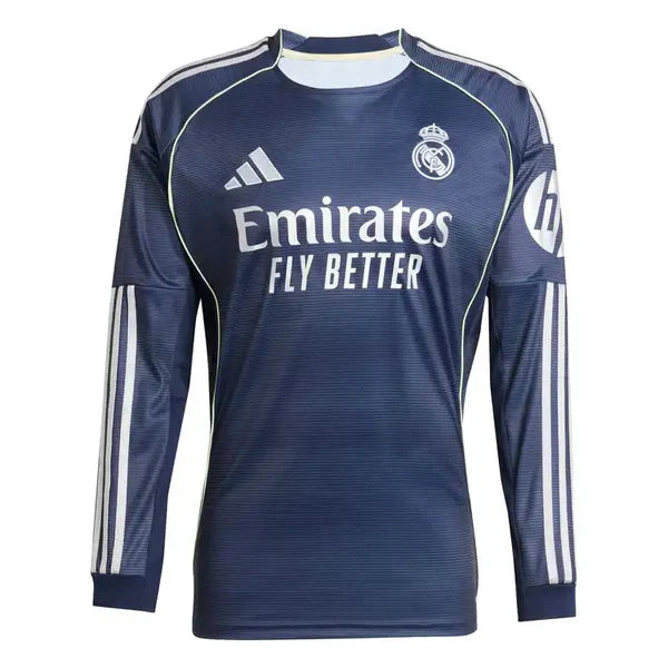 Camisola Real Madrid 25/26 Alternativa Manga Comprida - Versão Jogador