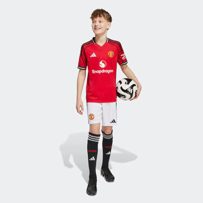Kit Manchester United 25/26 (Principal) - Infantil