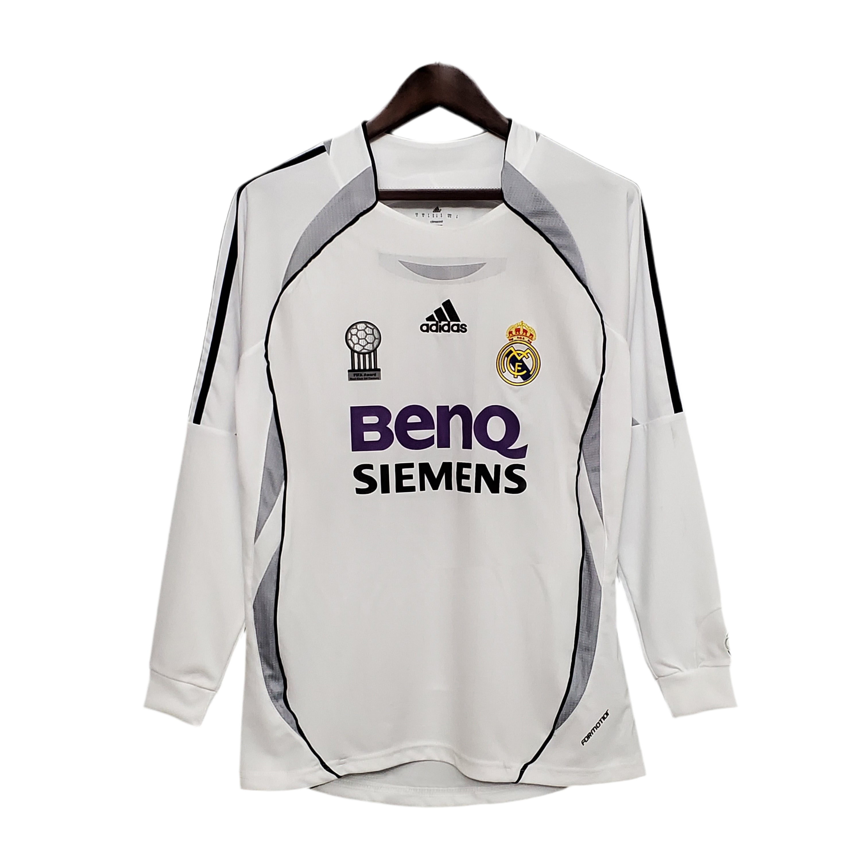 Camisola Retro Real Madrid 2006-2007 - Manga comprida