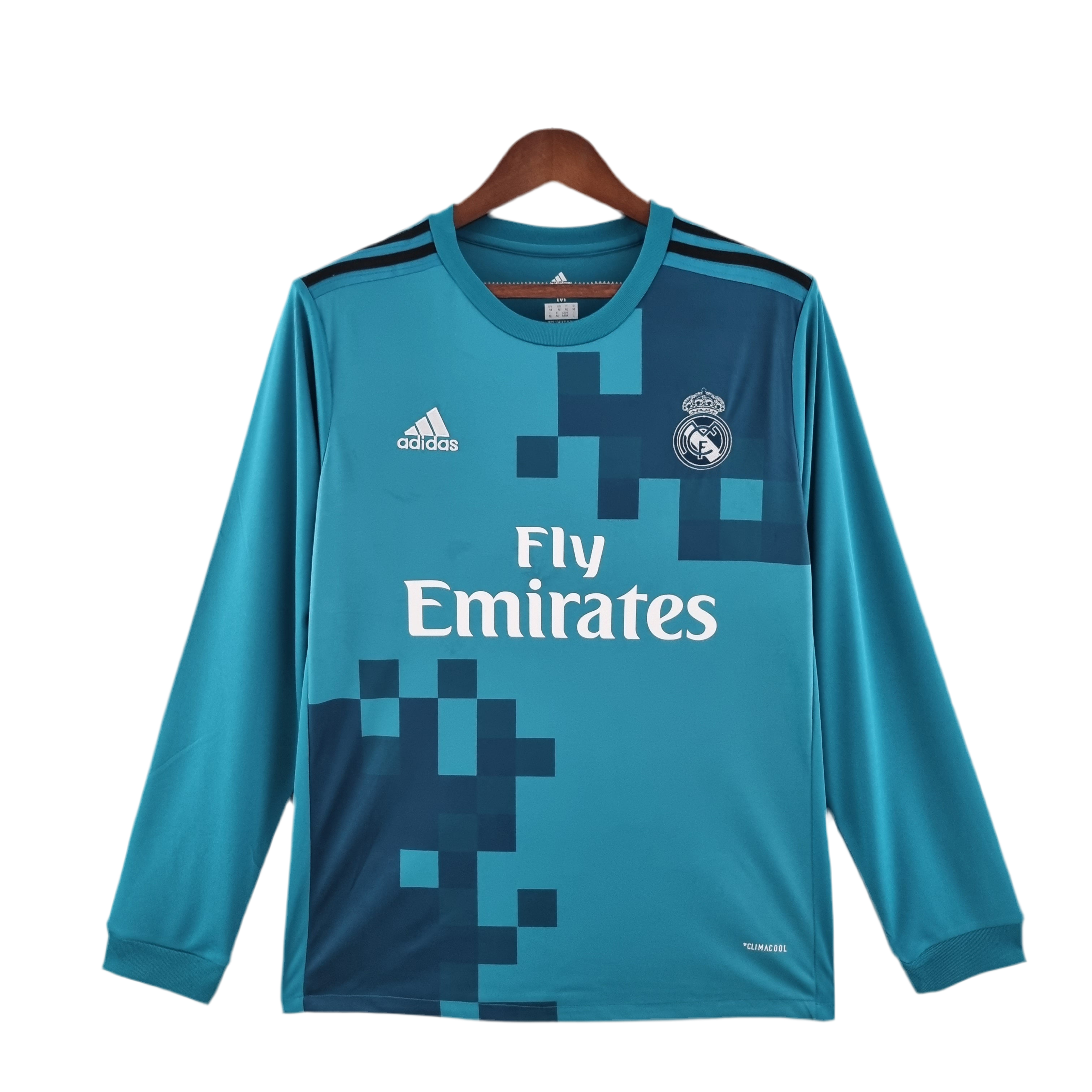 Camisola Retro Real Madrid 2017-2018 - Manga comprida