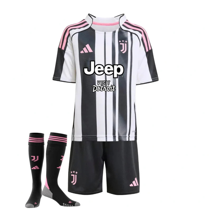 Kit Juventus 25/26 (Principal) - Infantil