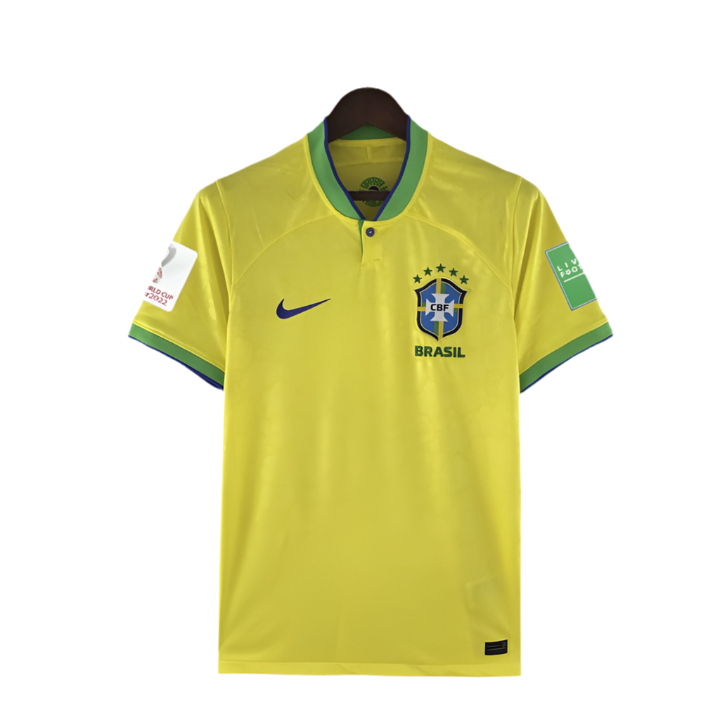 Camisola Brasil 22/23 Principal com Patch