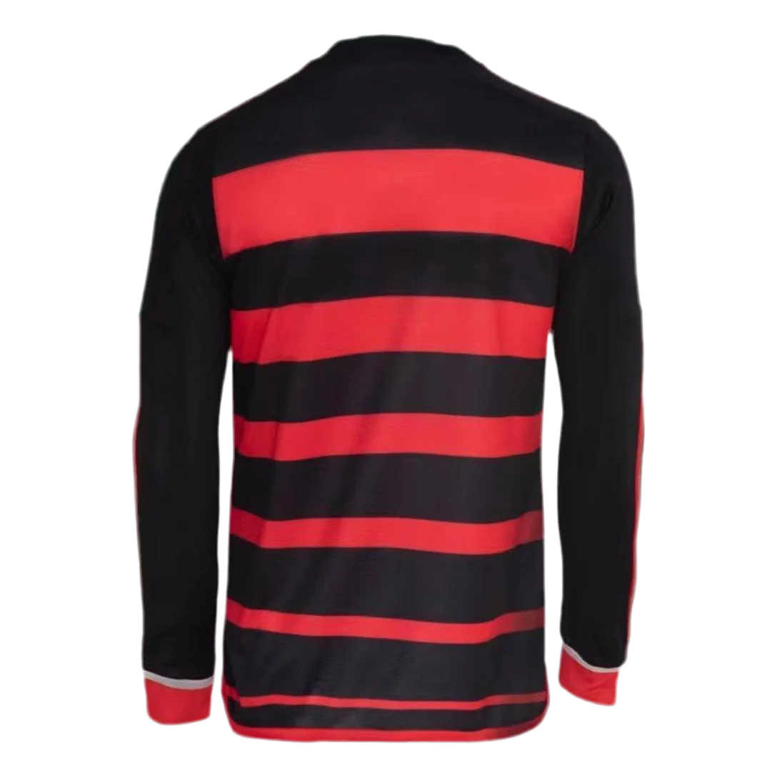 Camisola Flamengo 24/25 Manga Comrpida - Rubro Negro