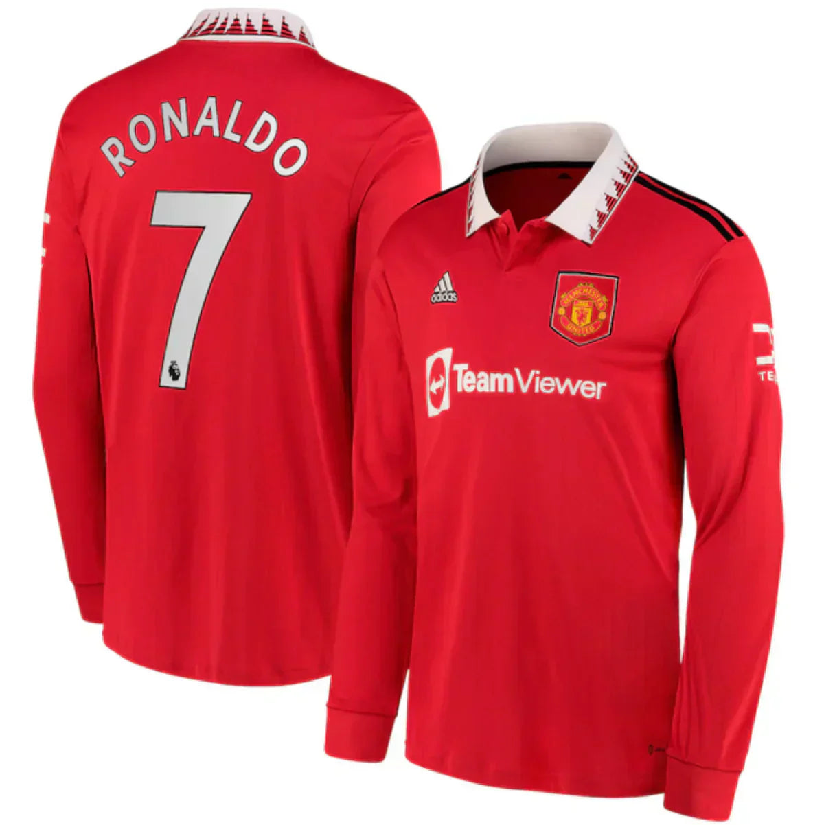 Camisola Manchester United 22/23 Manga Comprida - Ronaldo #7