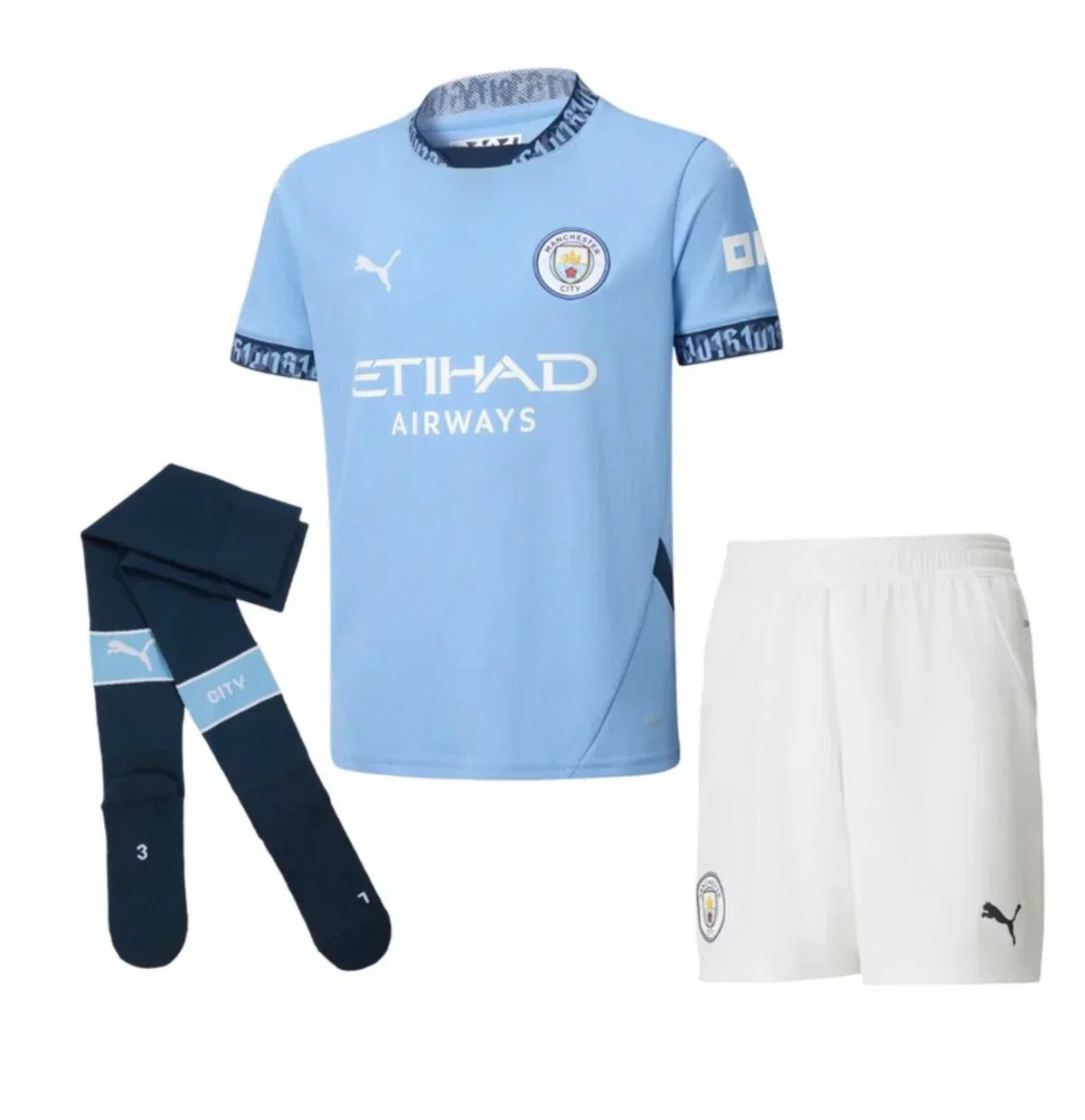 Kit Manchester City 24/25 Principal - Infantil