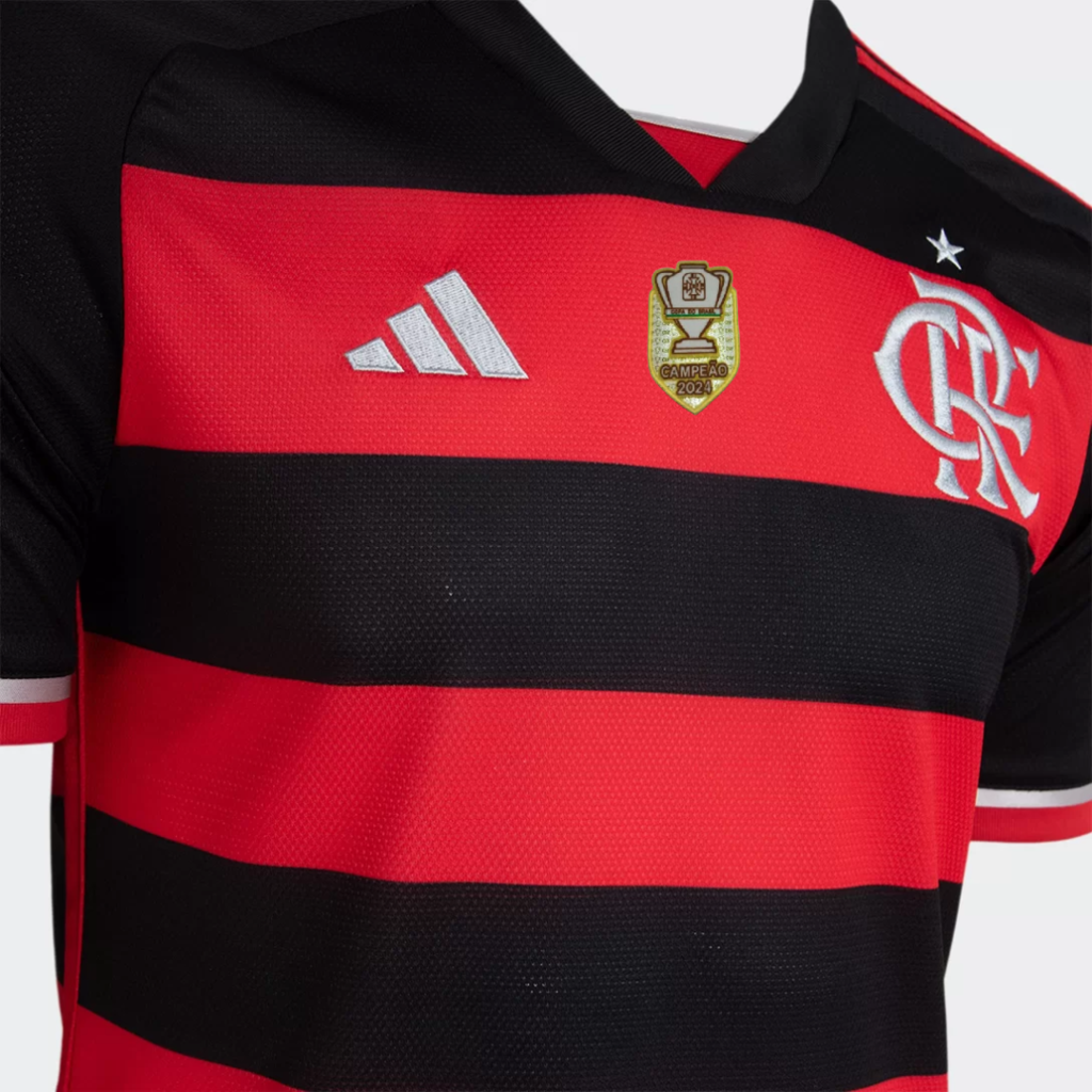 Camisola Flamengo 24/25 Principal com Patch Copa do Brasil