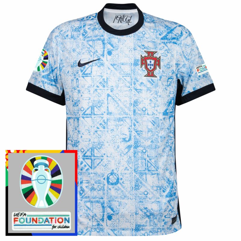 Camisola Portugal 24/25 Alternativa com Patch Euro 2024