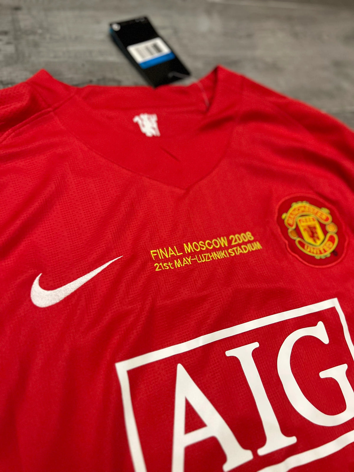 Camisola Retro Manchester United 2007–2008