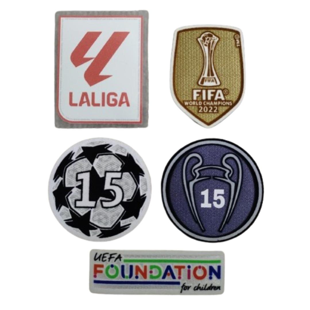 Patch Real Madrid Champion UCL 2024 – Starball + UEFA Foundation + Respect