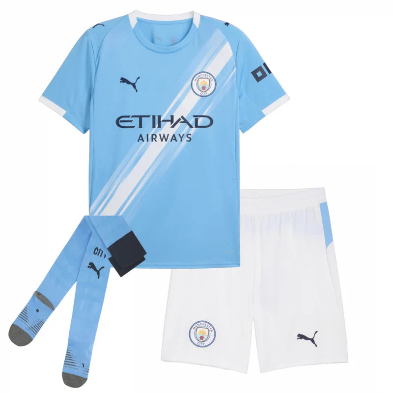 Kit Manchester City 25/26 (Principal) - Infantil