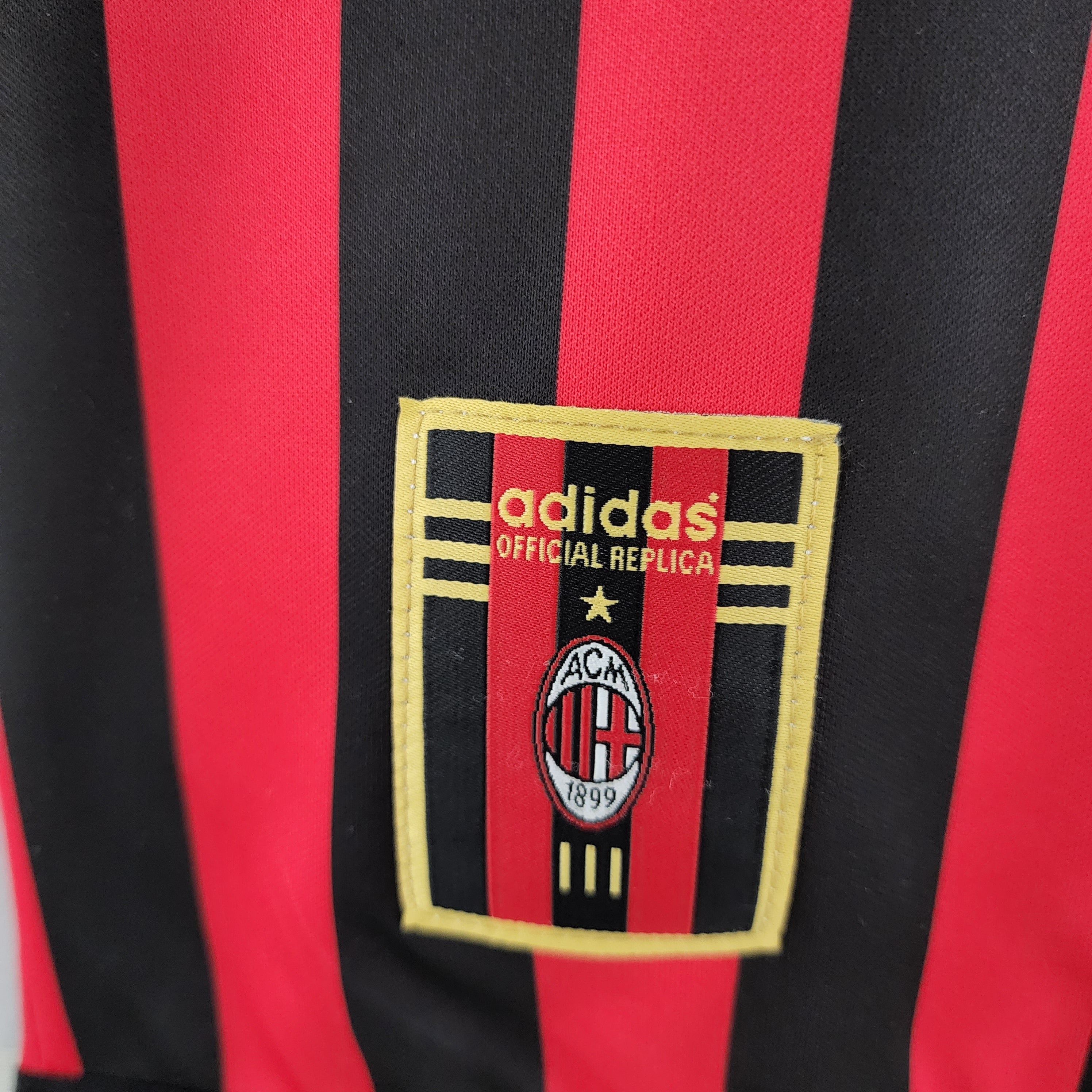 Camisola Retro AC Milan 1999-2000 - Manga comprida