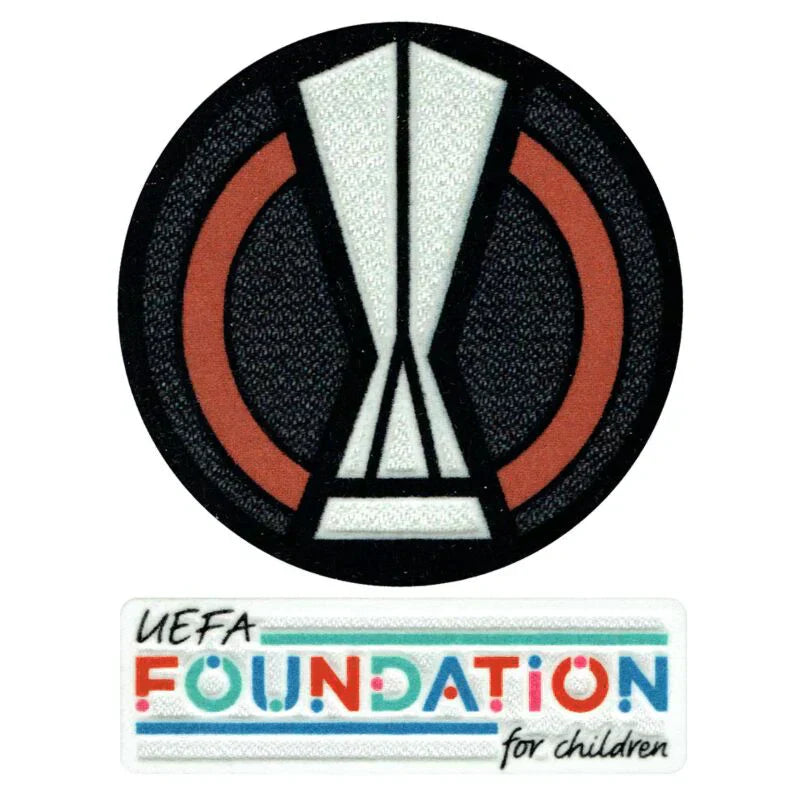 Patch oficial 21/22 Europa League Set + UEFA Foundation Emblems