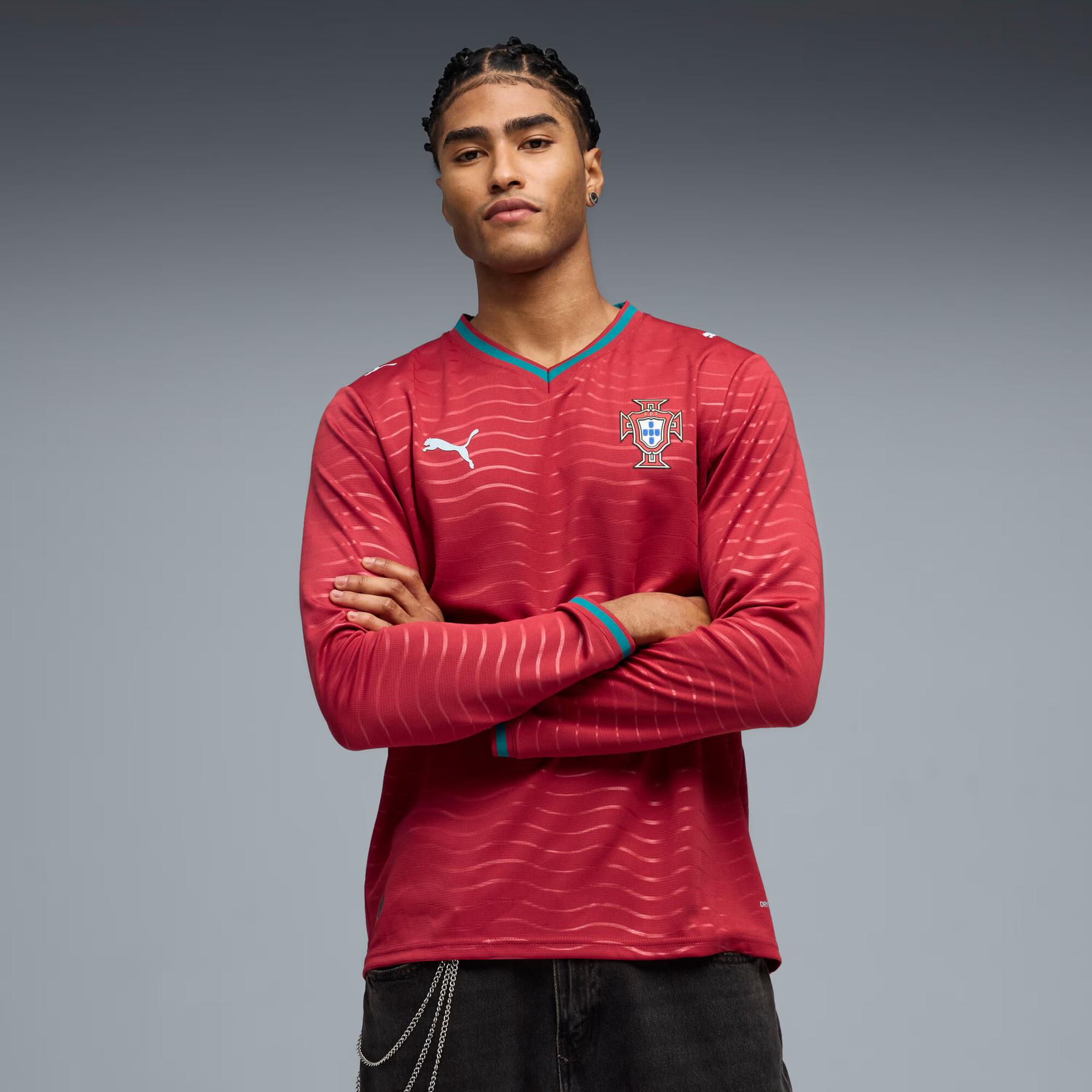 Camisola Principal Portugal –— Mundial 2026 ( Manga comprida)