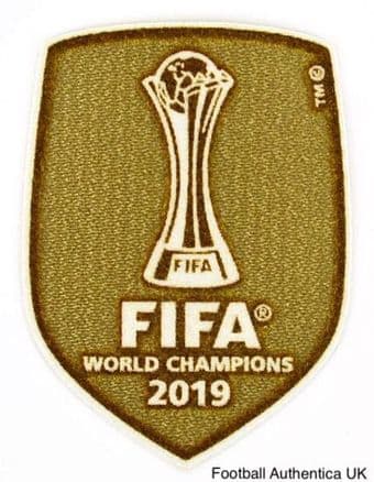 Patch Liverpool 2019 FIFA Club World Champions Gold Badge