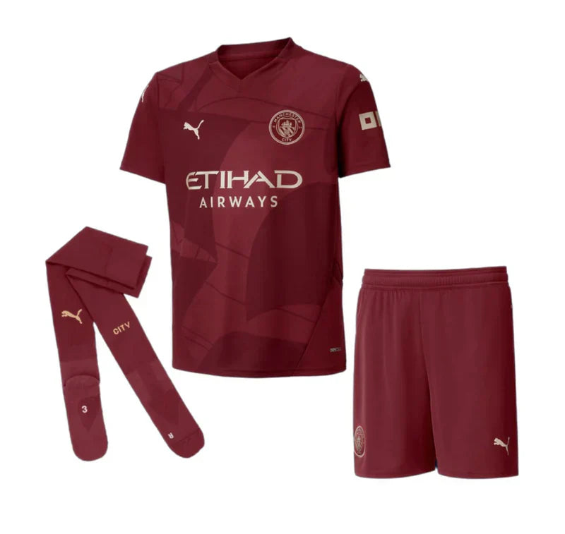 Kit Manchester City 24/25 (Alternativa) - Infantil