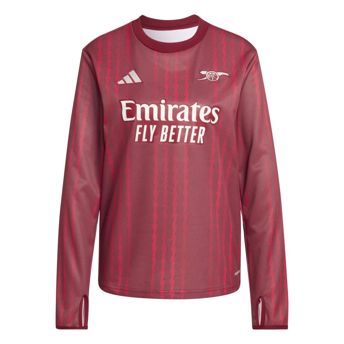Camisola de Pré-Jogo Feminina do Arsenal 26/27 (Manga Longa)