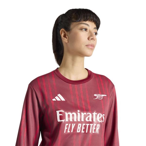 Camisola de Pré-Jogo Feminina do Arsenal 26/27 (Manga Longa)