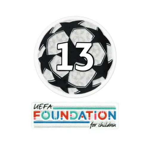 Patch oficial Real Madrid UCL 13-Time Winner + UEFA Women's Foundation 21-22